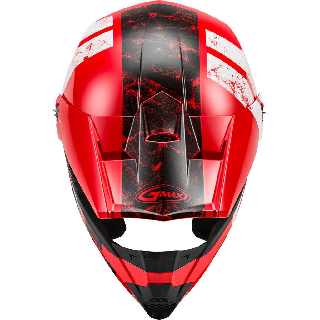 Matte Black/White/Red Off-Road Helmet Medium Q930321