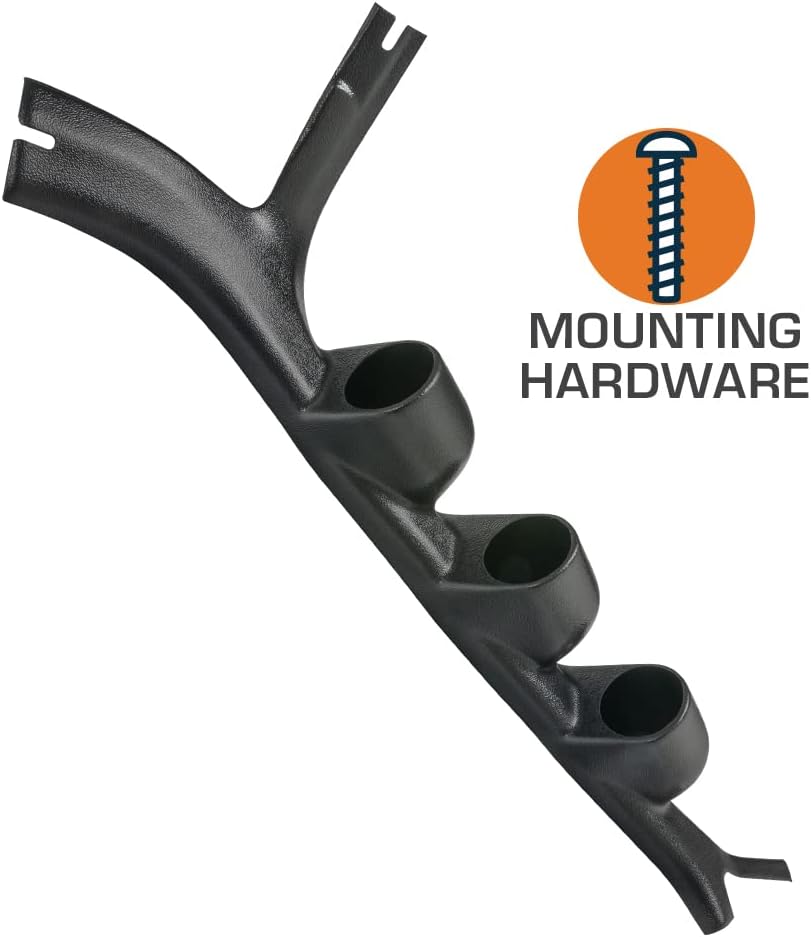 Black Triple Pillar Gauge Pod ABS Plastic Pack of 2 Q9248