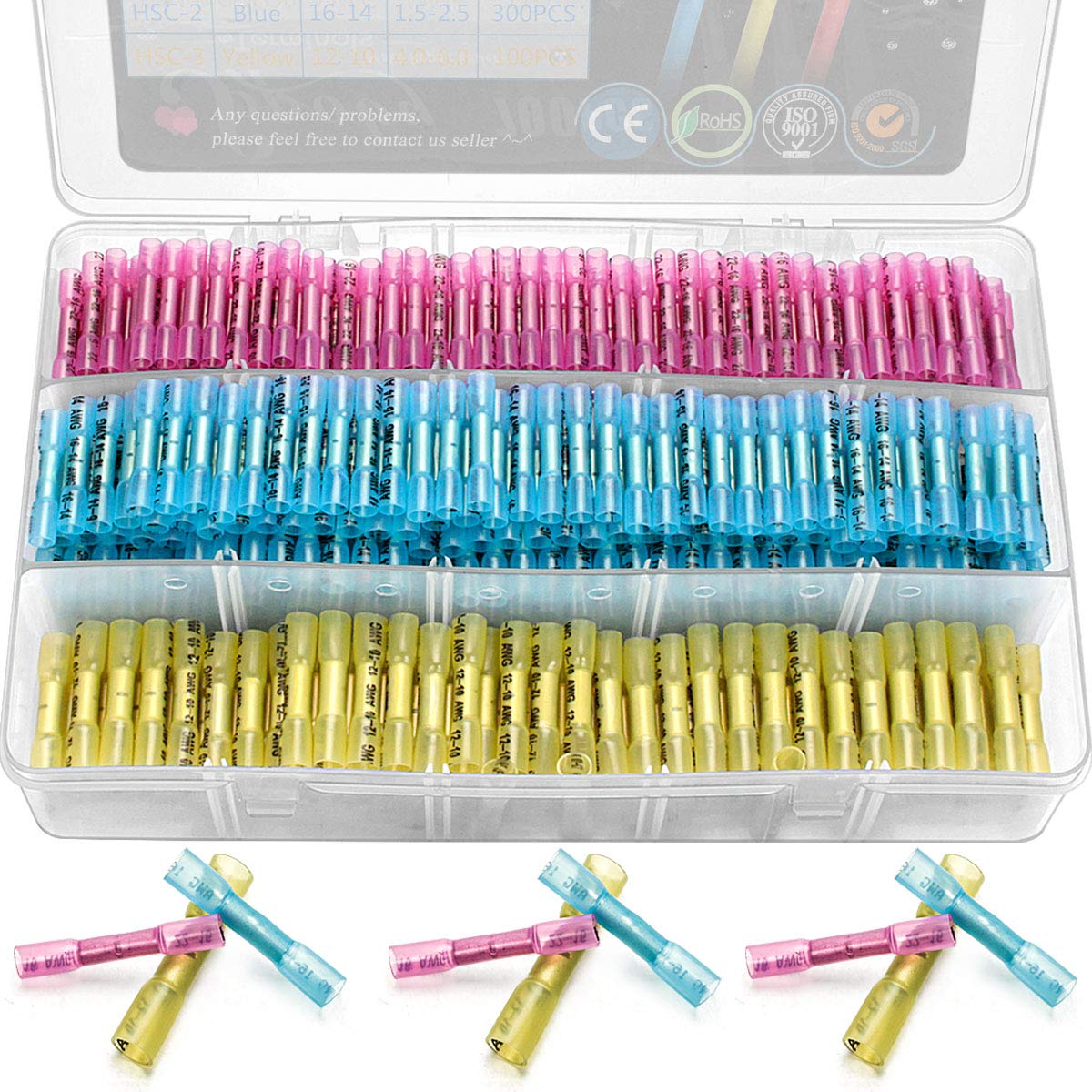 700 PCS Waterproof Copper Wire Connectors N5672