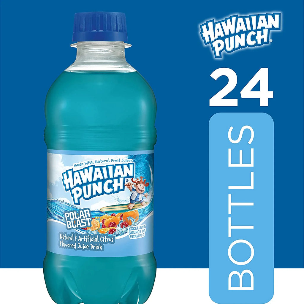 Hawaiian Punch Polar Blast Juice, 10 Fluid Ounce, 6 Count Bottles N9087