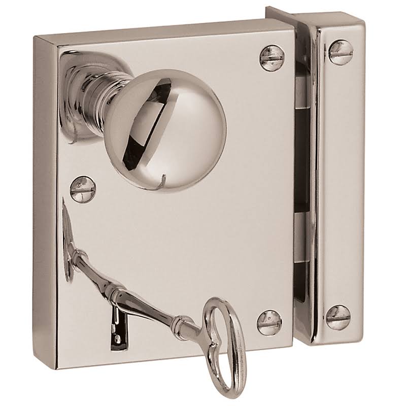 Satin Black Rim Lock C2952