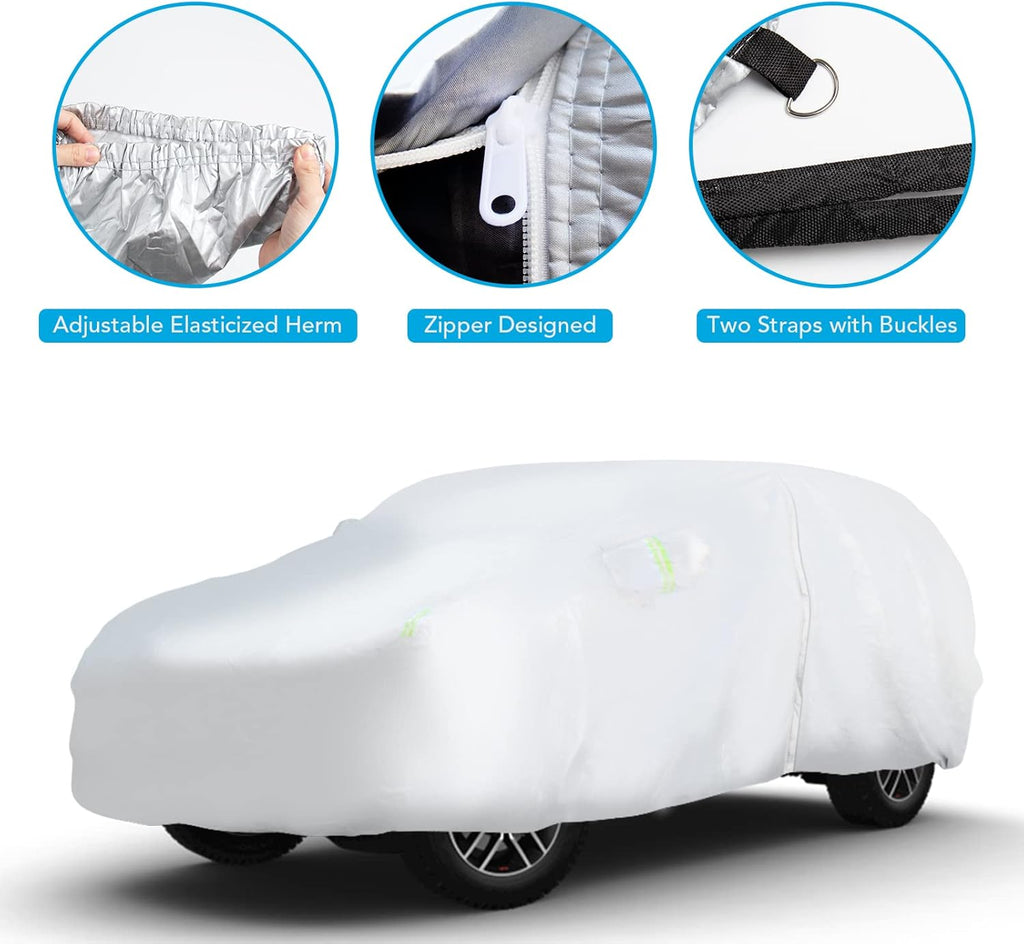 Waterproof Car Cover with Zipper F20180