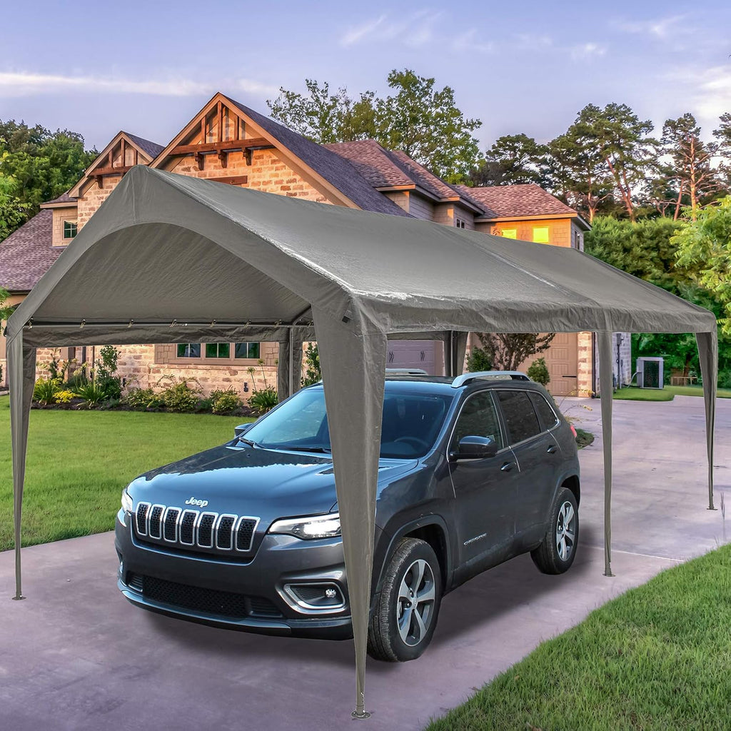 10x20 Ft Heavy Duty Portable Carport Canopy L71330