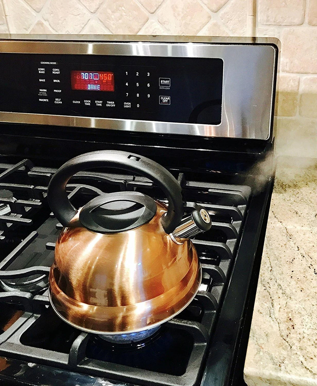3 Quart Stainless Steel Whistling Tea Kettle J5713