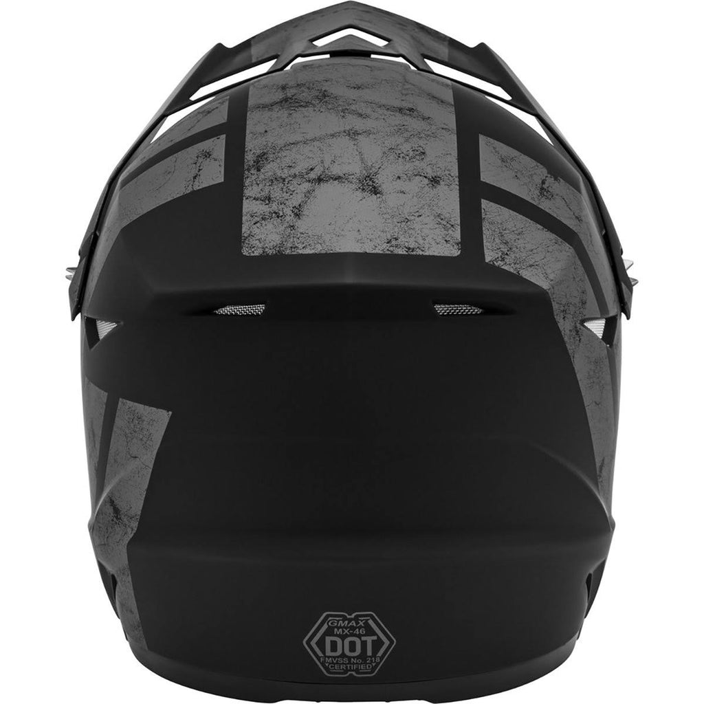 Matte Black/White/Red Off-Road Helmet Medium Q930321