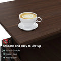 Lift Top Coffee Table with Storage Shelves Q4547