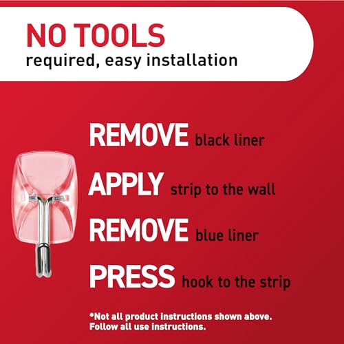 Clear Wire Toggle Hooks, 10 Hooks and 12 Adhesive Strips F9617