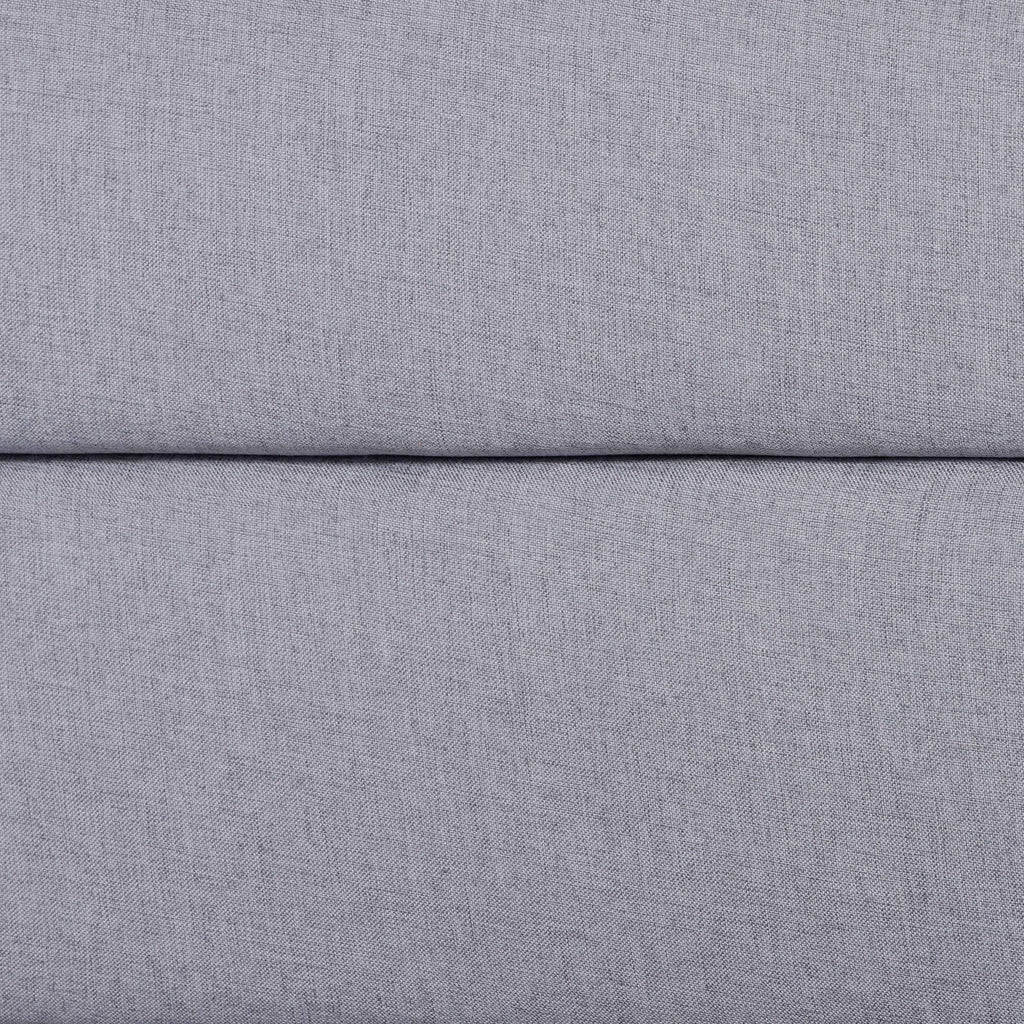 Light Grey Fabric Upholstered Queen Size Platform Bed Z722525