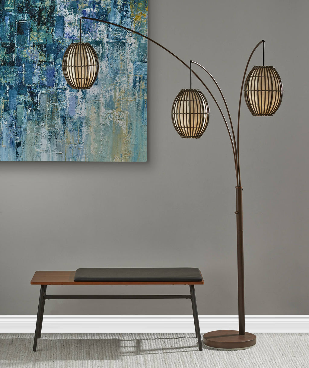 Antique Bronze Arc Lamp K691328