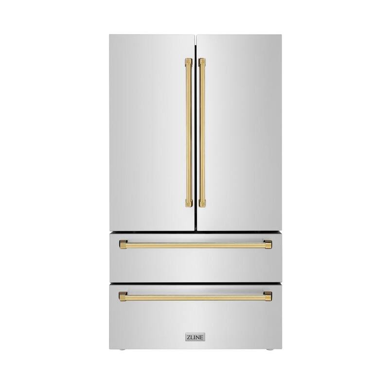 36 in. 4-Door French Door Refrigerator with Ice Maker in Stainless Steel K626