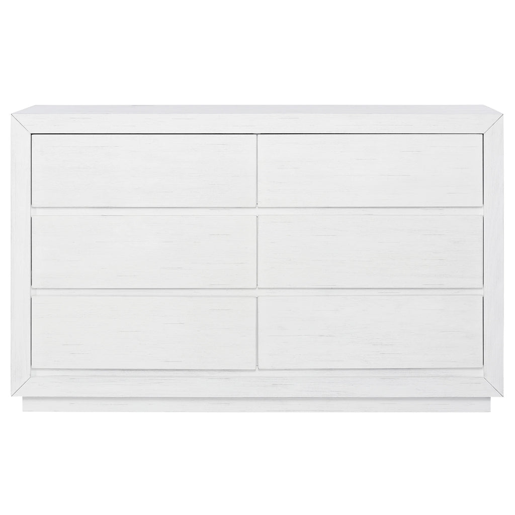 Weathered White Double Dresser P975