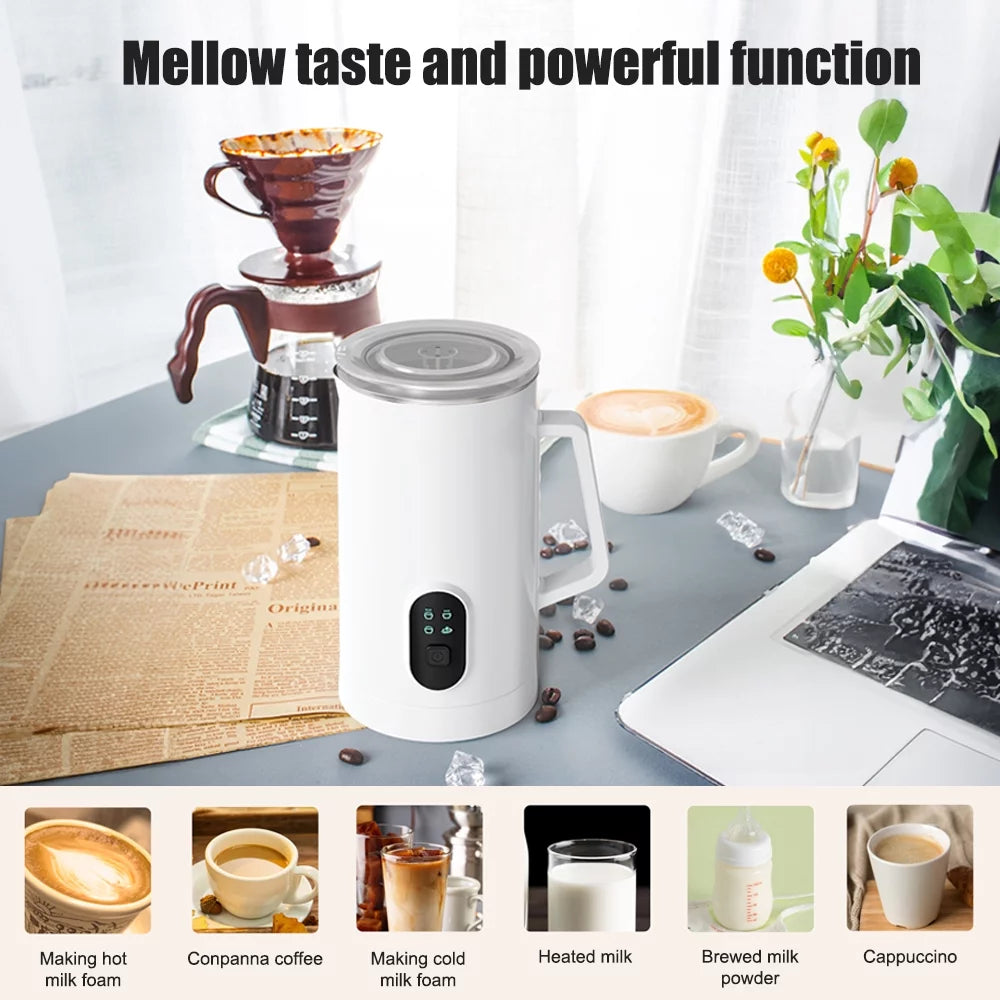 400W 580ml Stainless Steel Electric Milk Frother U5373