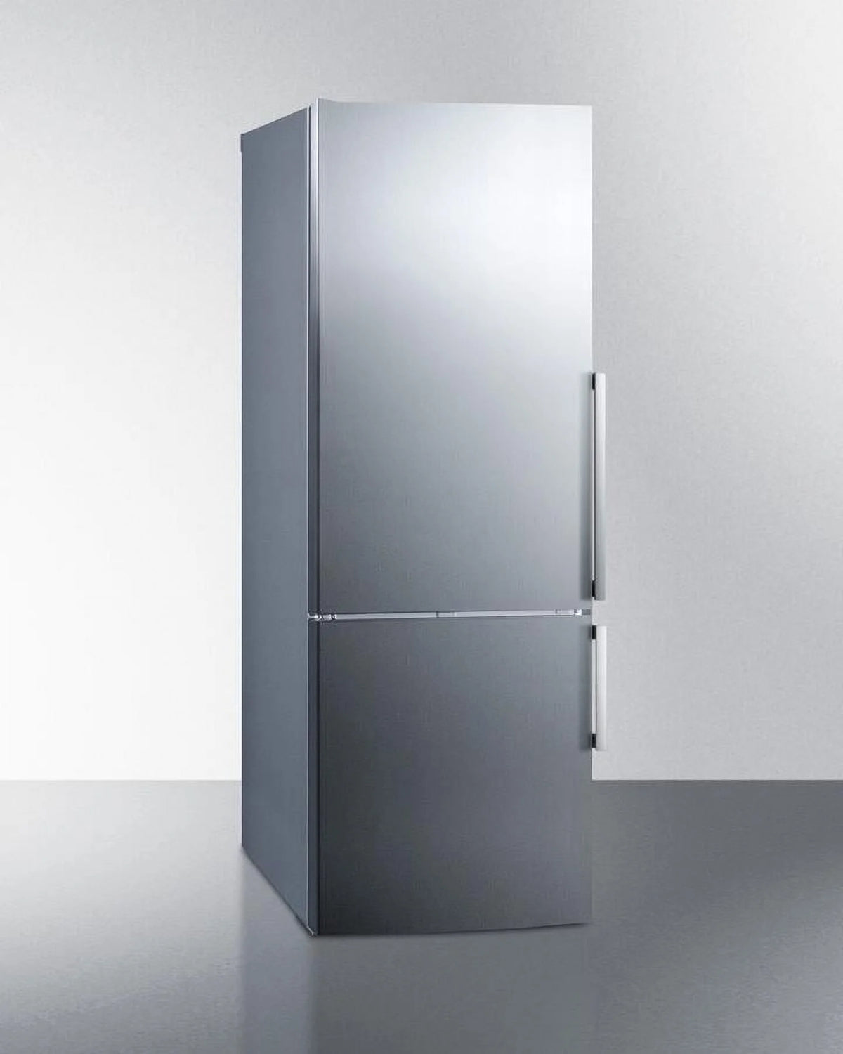 28 Energy Star Bottom Freezer Refrigerator with 16.4 cu. ft. Capacity in Stainless Steel U8297