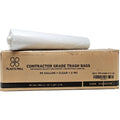 100 Gallon Clear 3 mil 25 Bags/Case Garbage Bags Y757226