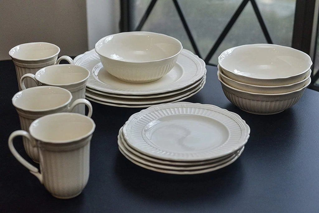 16 Piece Dinner Set with Coupe Bowl V219806