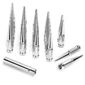 32pcs Chrome Conical Closed End Bulge Acorn Lug Nuts V18546