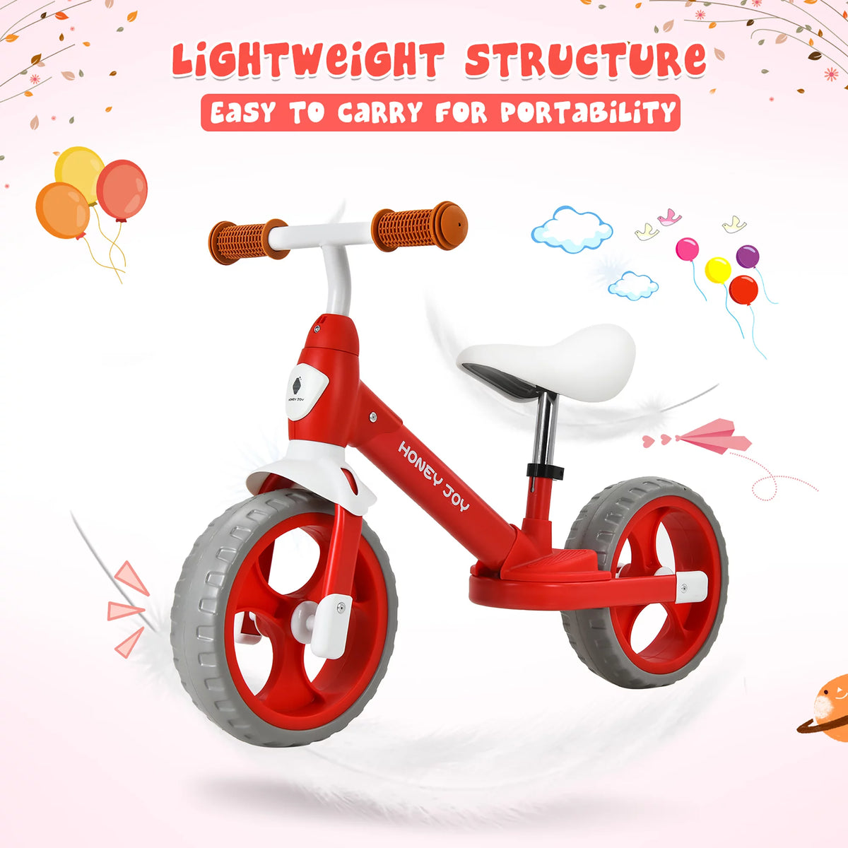 Kids Balance Bike with Feetrests J26361
