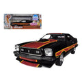1978 Ford Mustang Cobra II Black 1/18 Diecast Car Model Y387845
