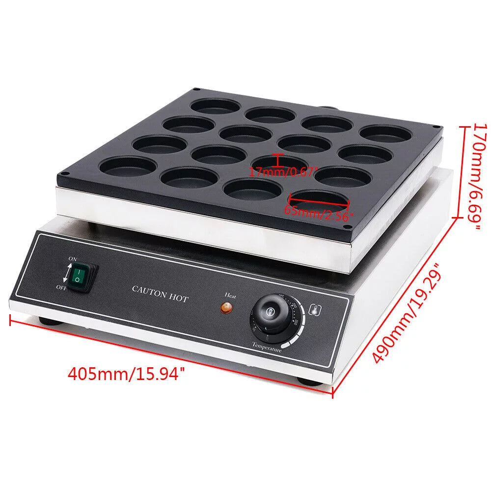16 Holes Nonstick Electric Waffle Maker Q44568