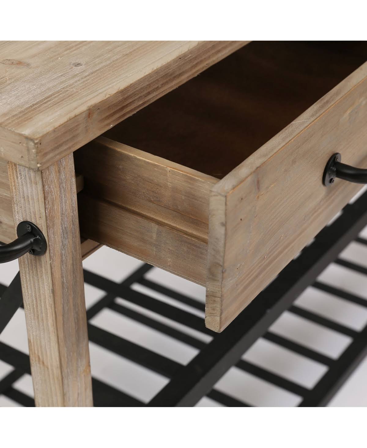 2-Drawer Kitchen Cart in Natural Q280464