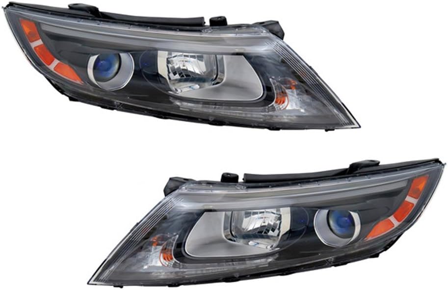 Pair of Headlights Compatible with Kia Optima 2014-2015 X275886