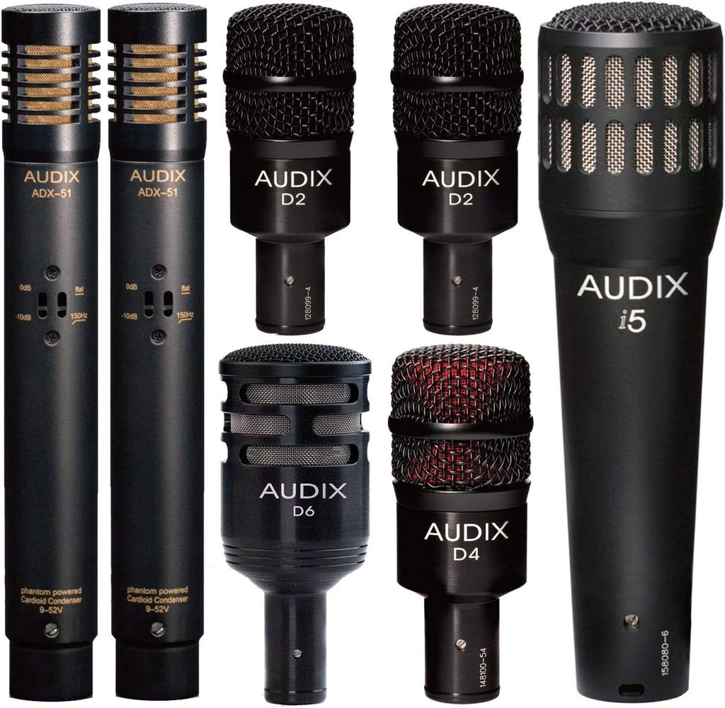 7-piece Drum Mic Package + 7 XLR Mic Cables H12695