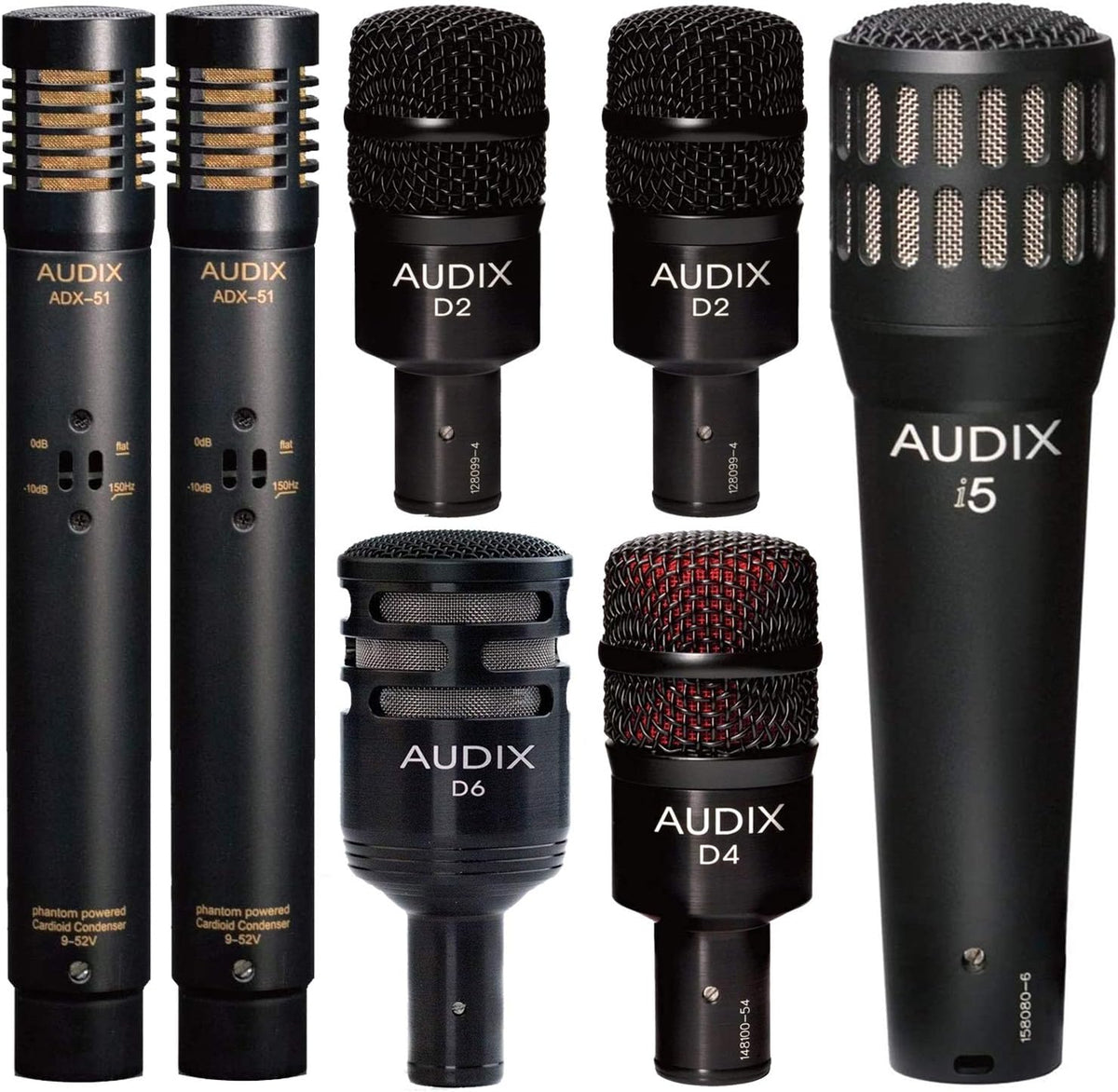 7-piece Drum Mic Package + 7 XLR Mic Cables H12695