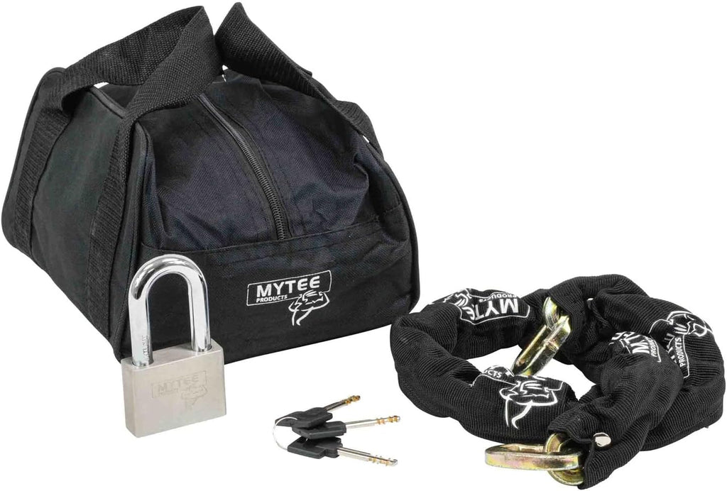 Anti Cut Security Chain and Lock Kit 6 Foot x 3/8 Inch Hardened Chain G923