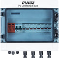 4 String PV Combiner Box with 15A Fuse, 63A Circuit Breaker, Surge Protector and MC4 Connectors G27817