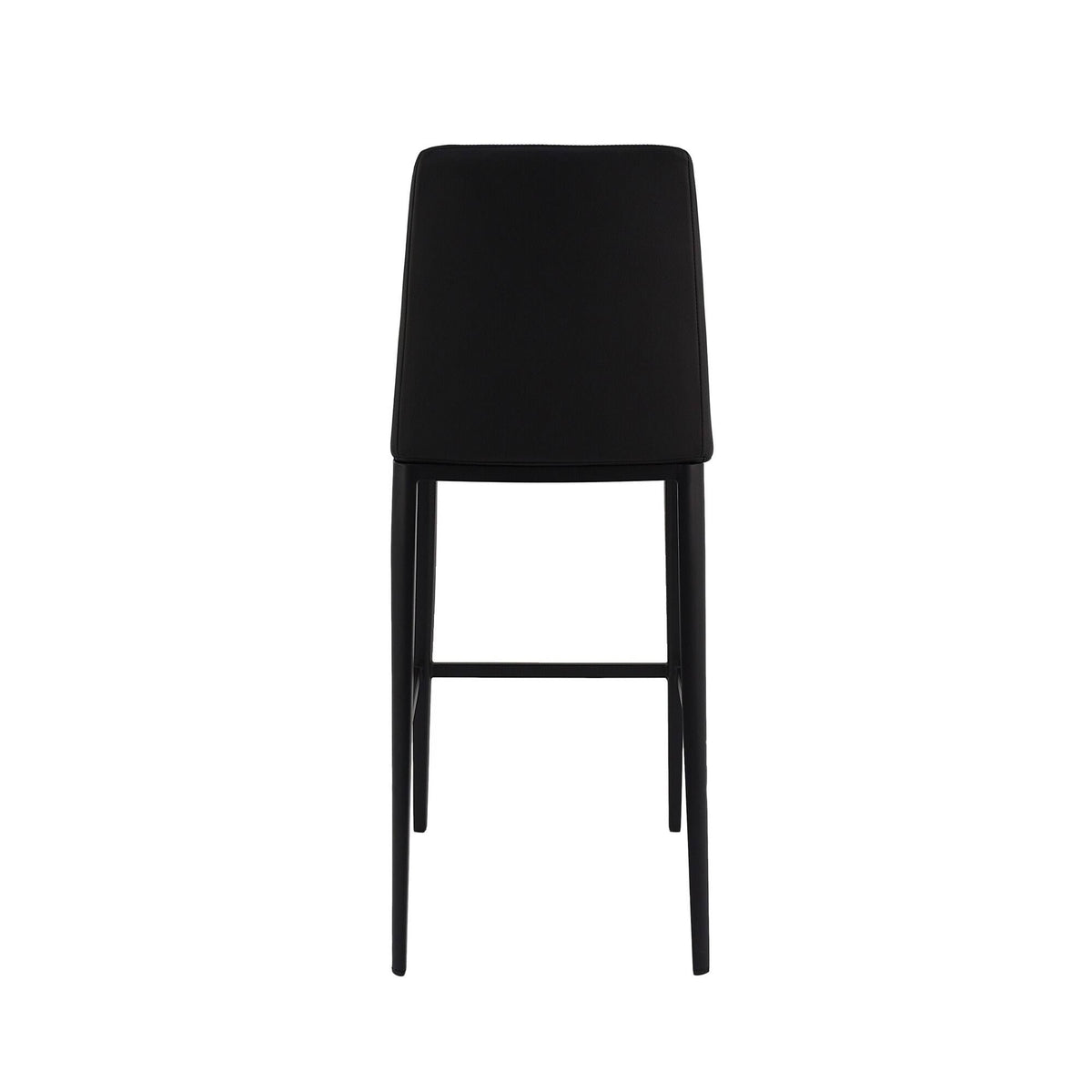 Charcoal Leatherette Bar Stool V570949