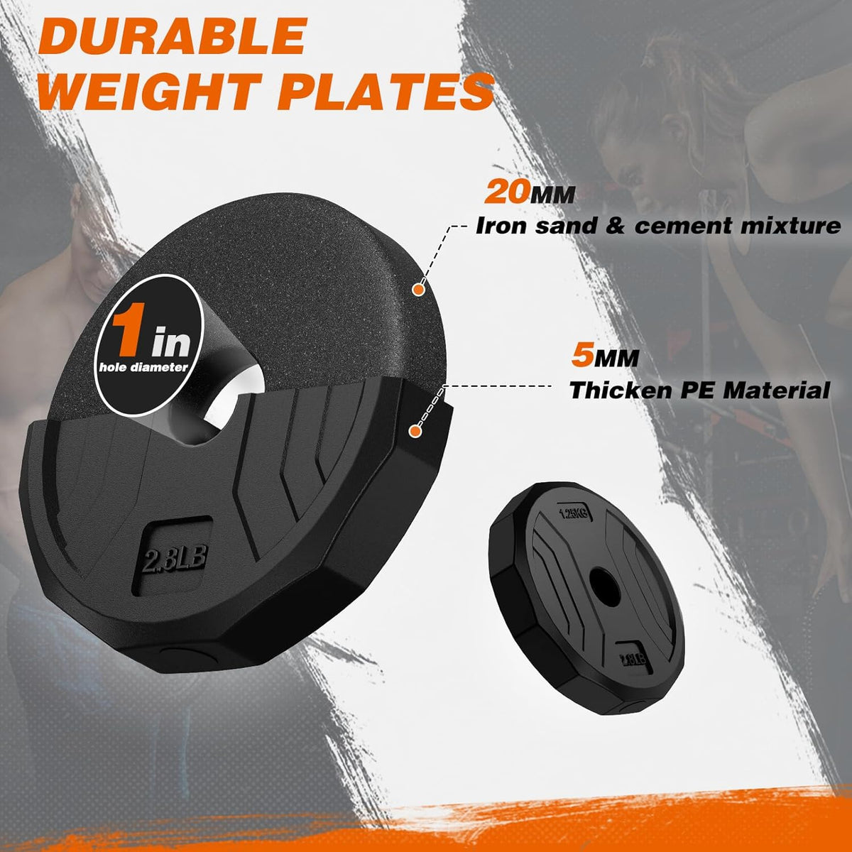 44LB 4 in 1 Adjustable Weight Dumbbell Set R603899