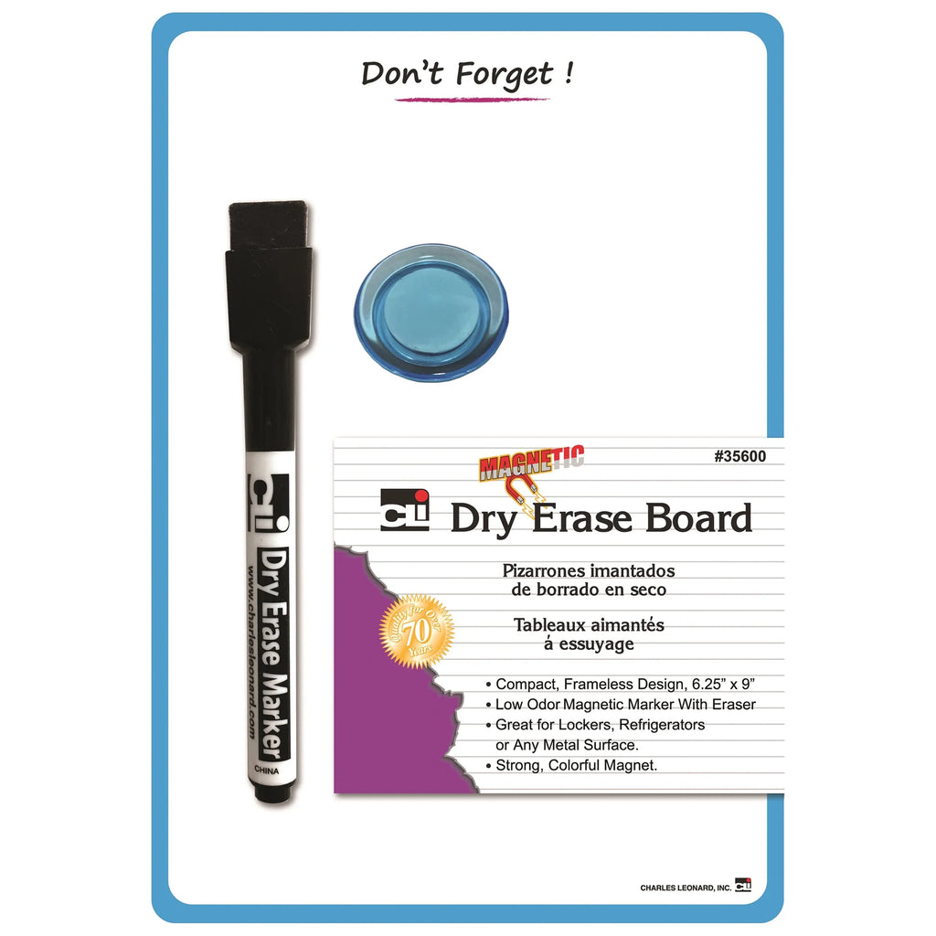 36 Pieces Blue Frame Magnetic Mini Dry Erase Boards L962