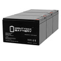 3 Pack 12V 12Ah F2 Sealed Lead Acid Rechargeable Battery L81896