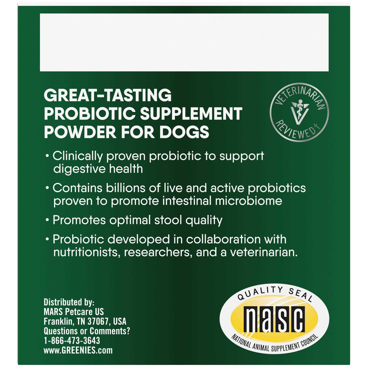 Digestive Probiotic Supplement Powder for Dogs X571
