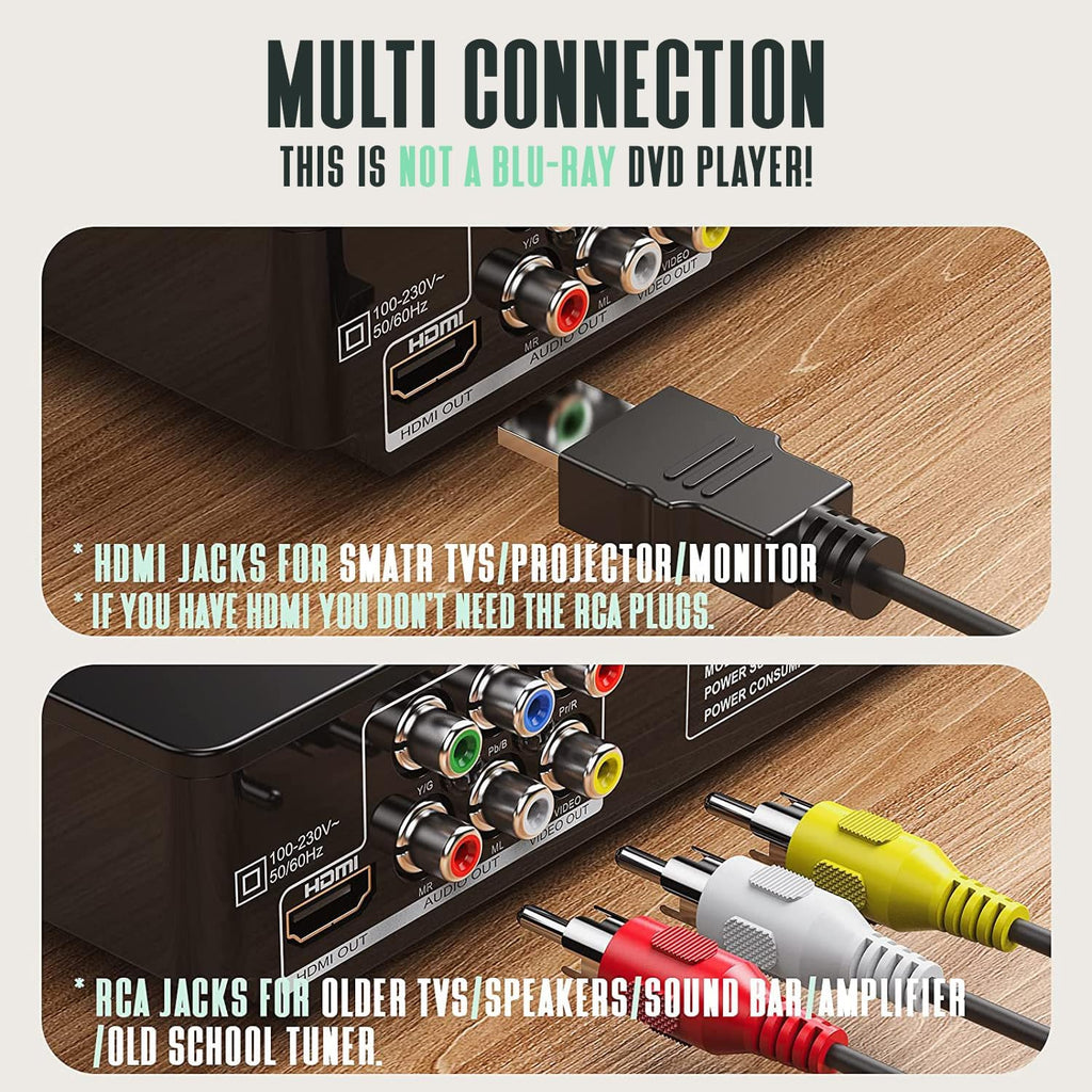 Black HDMI DVD Player Q2966