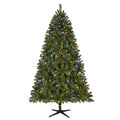 7.5 ft Pre-Lit LED Slim Artificial Christmas Tree N692