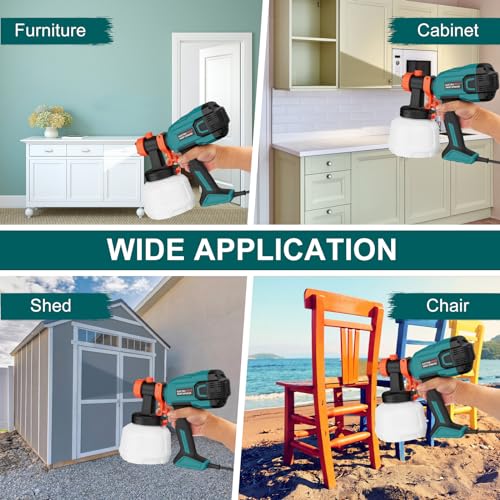 700W HVLP Electric Paint Sprayer with 40 Fl Oz Container O67575