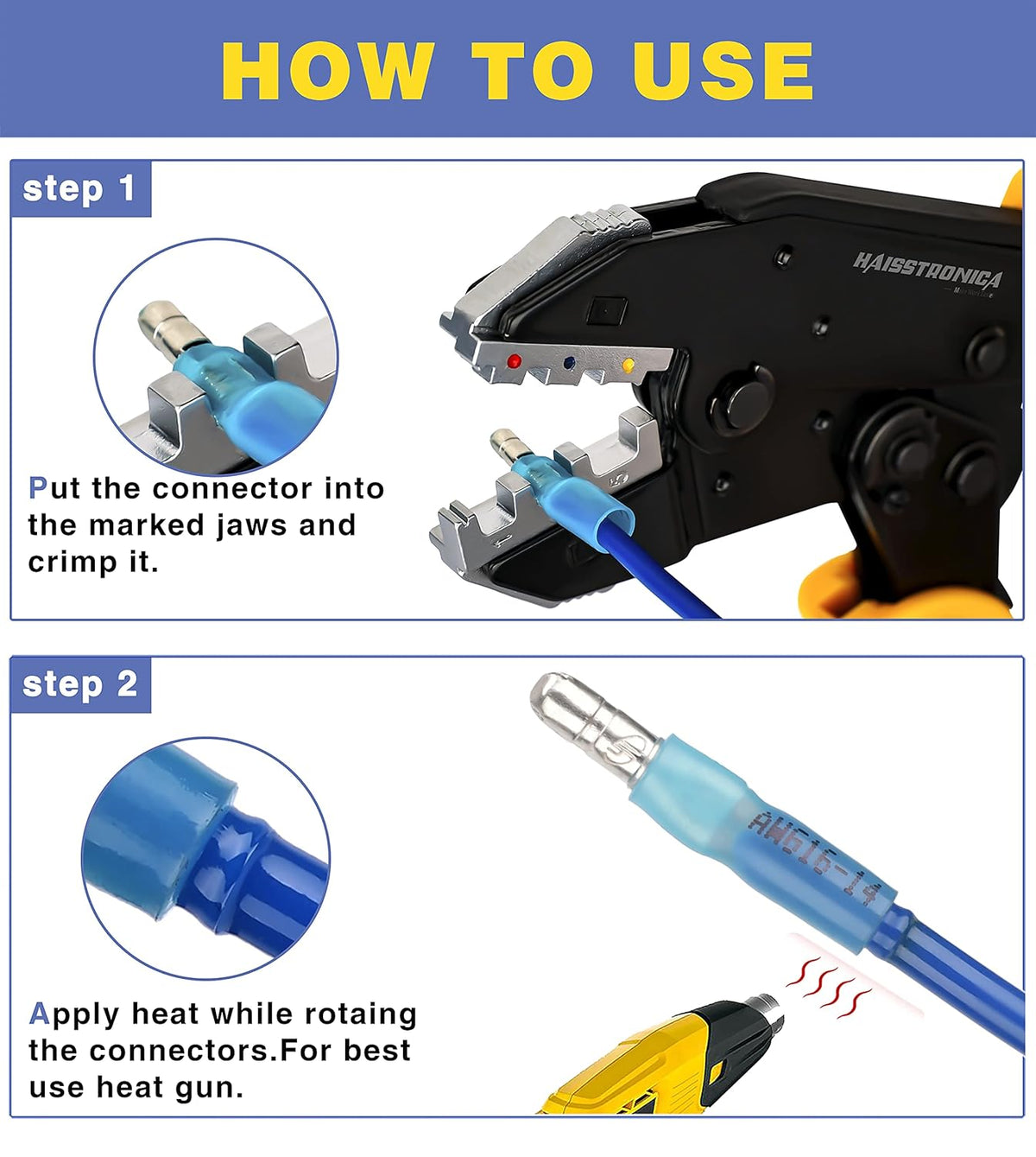 220PCS Heat Shrink Bullet Connectors A79043