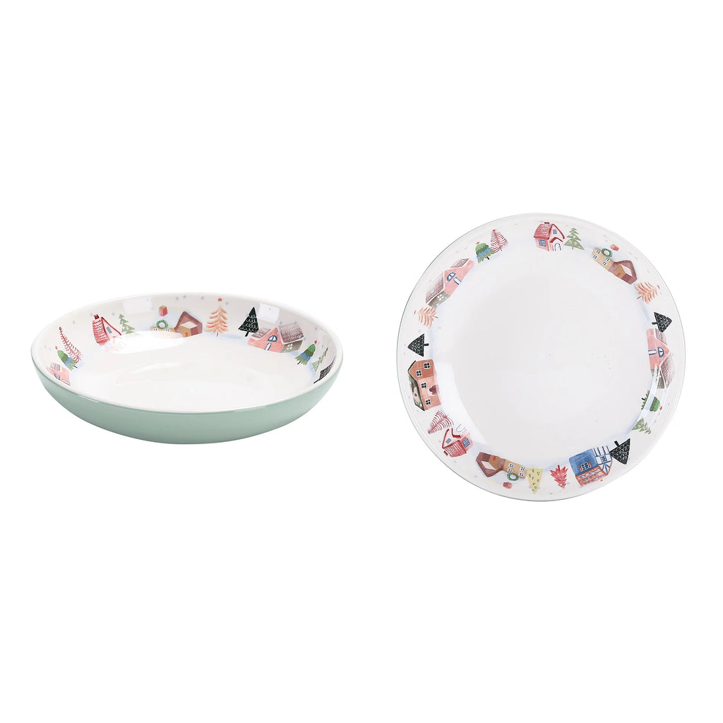 Ceramic 35oz Dinner Bowls Set of 4 Q2425