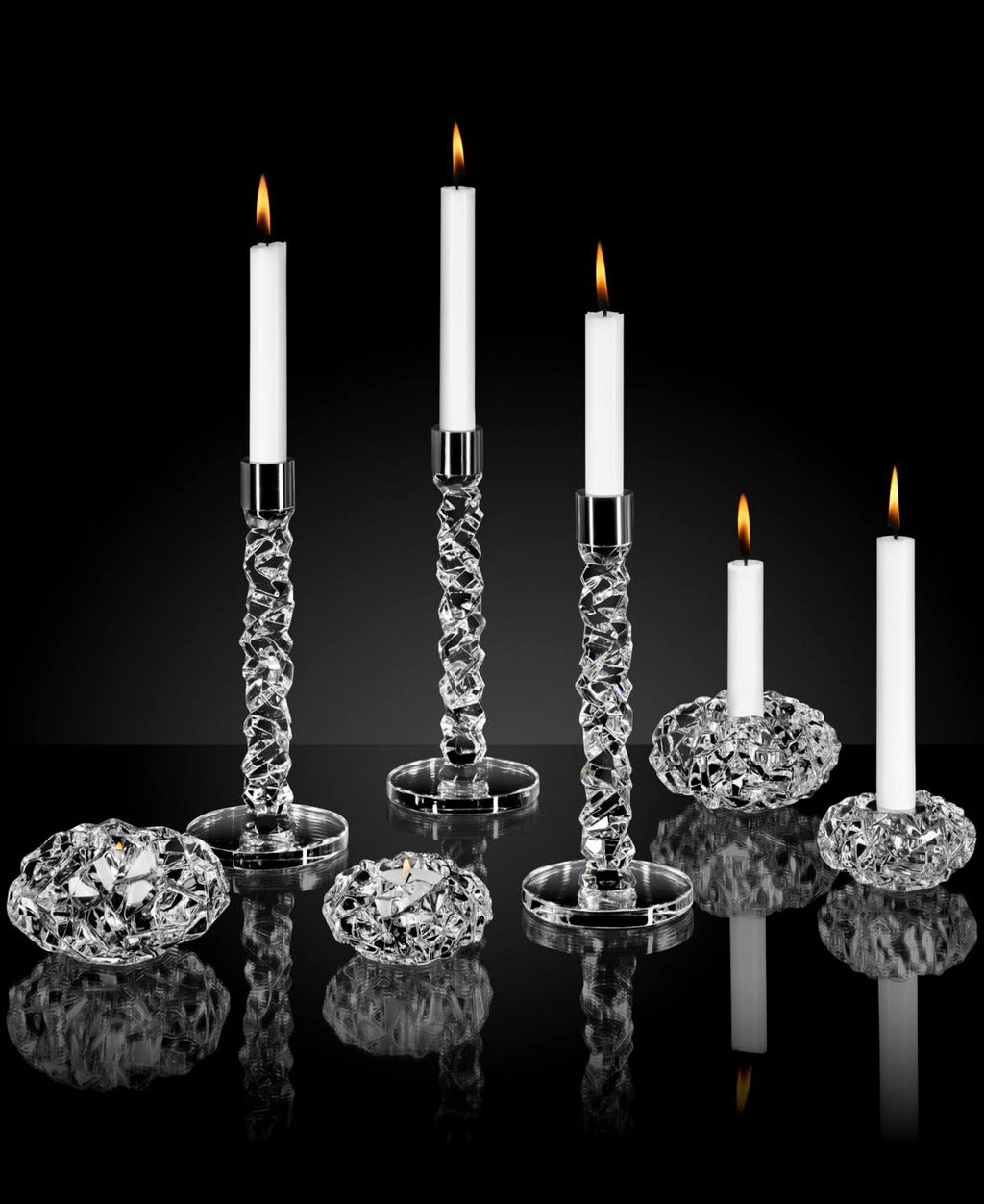 Carat Candlestick Pair Large U945