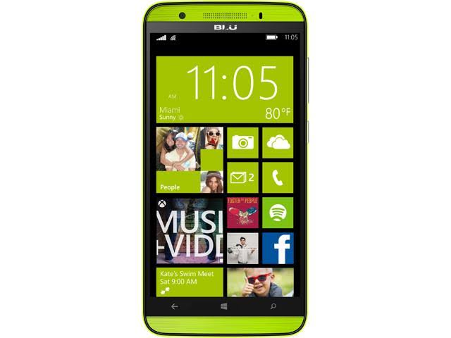 Yellow Unlocked GSM Smartphone H521
