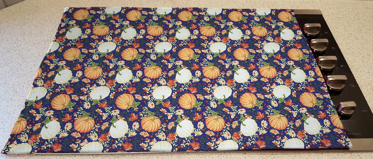 Pumpkins on Purple Stove Top Cover & Protector A644