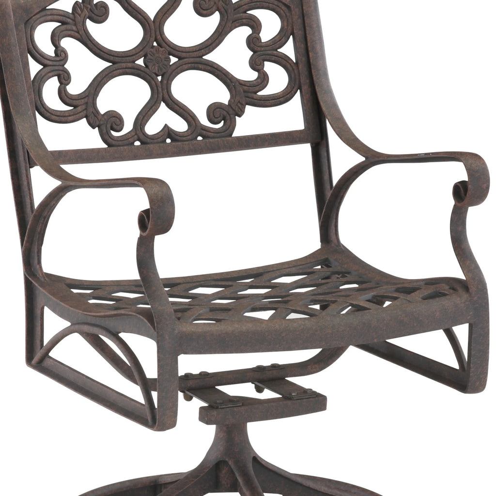 Bronze Outdoor Swivel Rocking Chair T471
