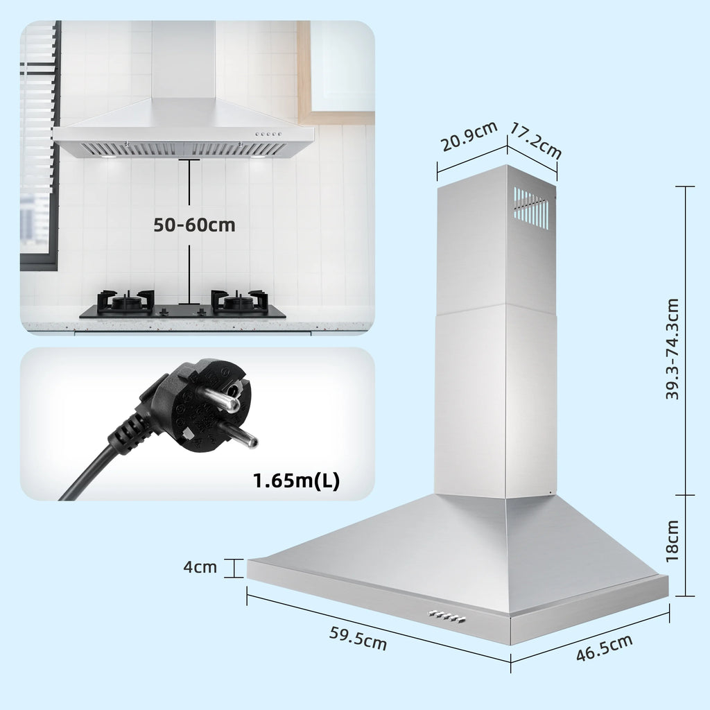 30 inch Stainless Steel Wall Mount Range Hood 400 CFM V752855