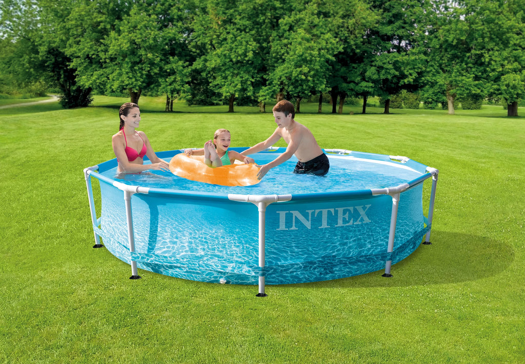 10' x 30 Metal Frame Swimming Pool with Filter Pump W527