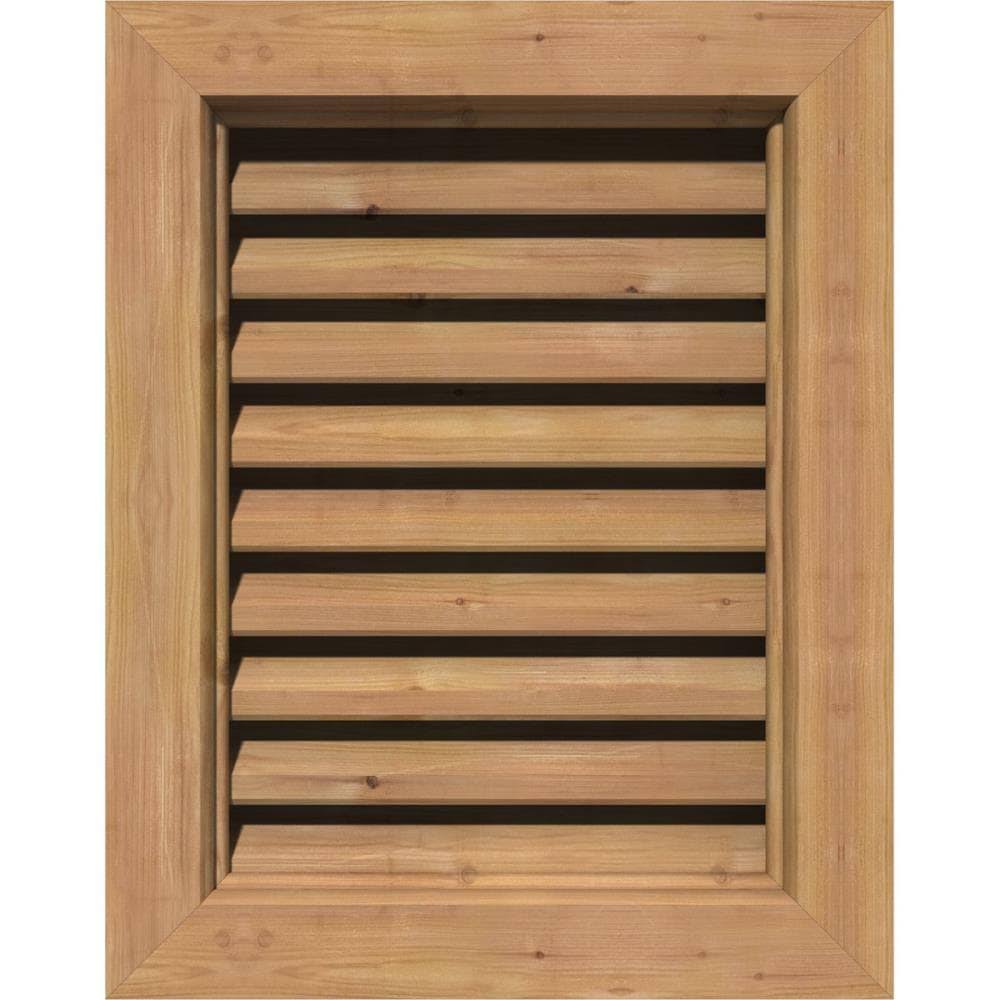 Unfinished Functional Vertical Gable Vent N50497