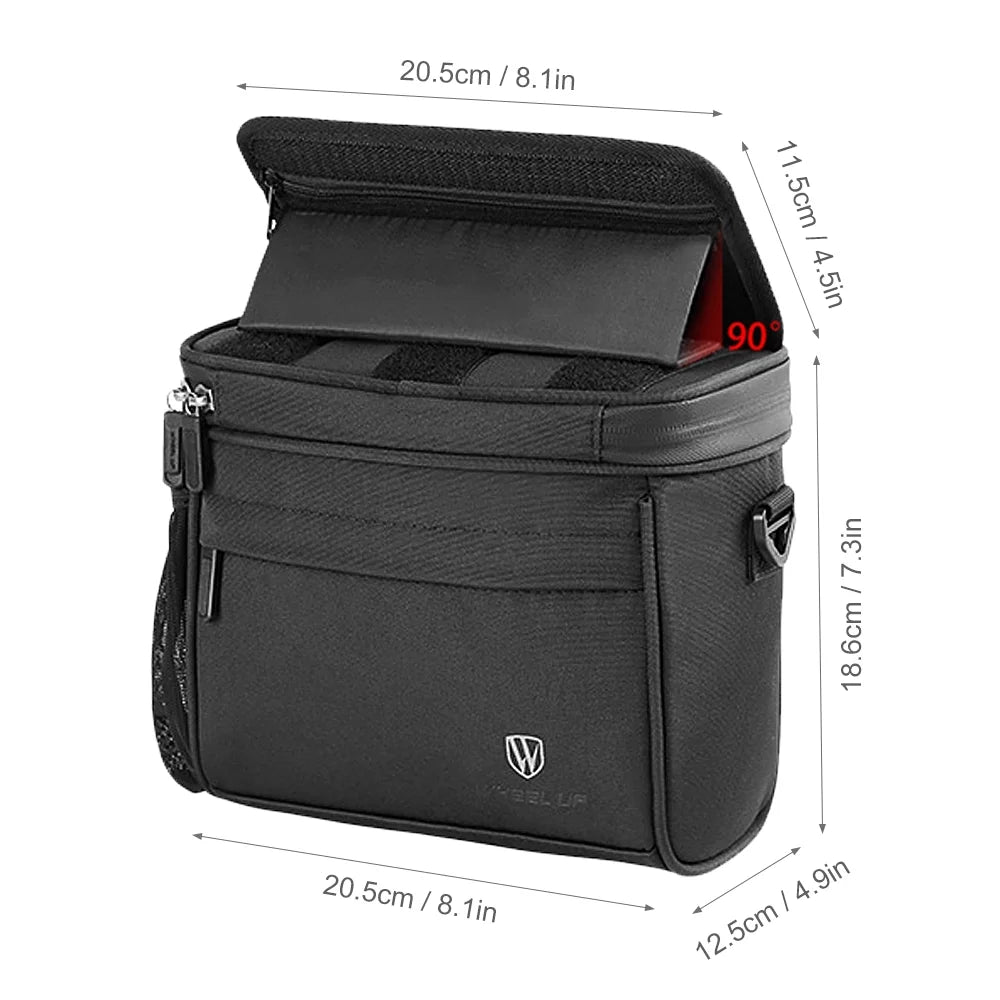 Touch Screen Bike Front Frame Bag Waterproof Phone Holder EVA Handlebar Bag Q6703
