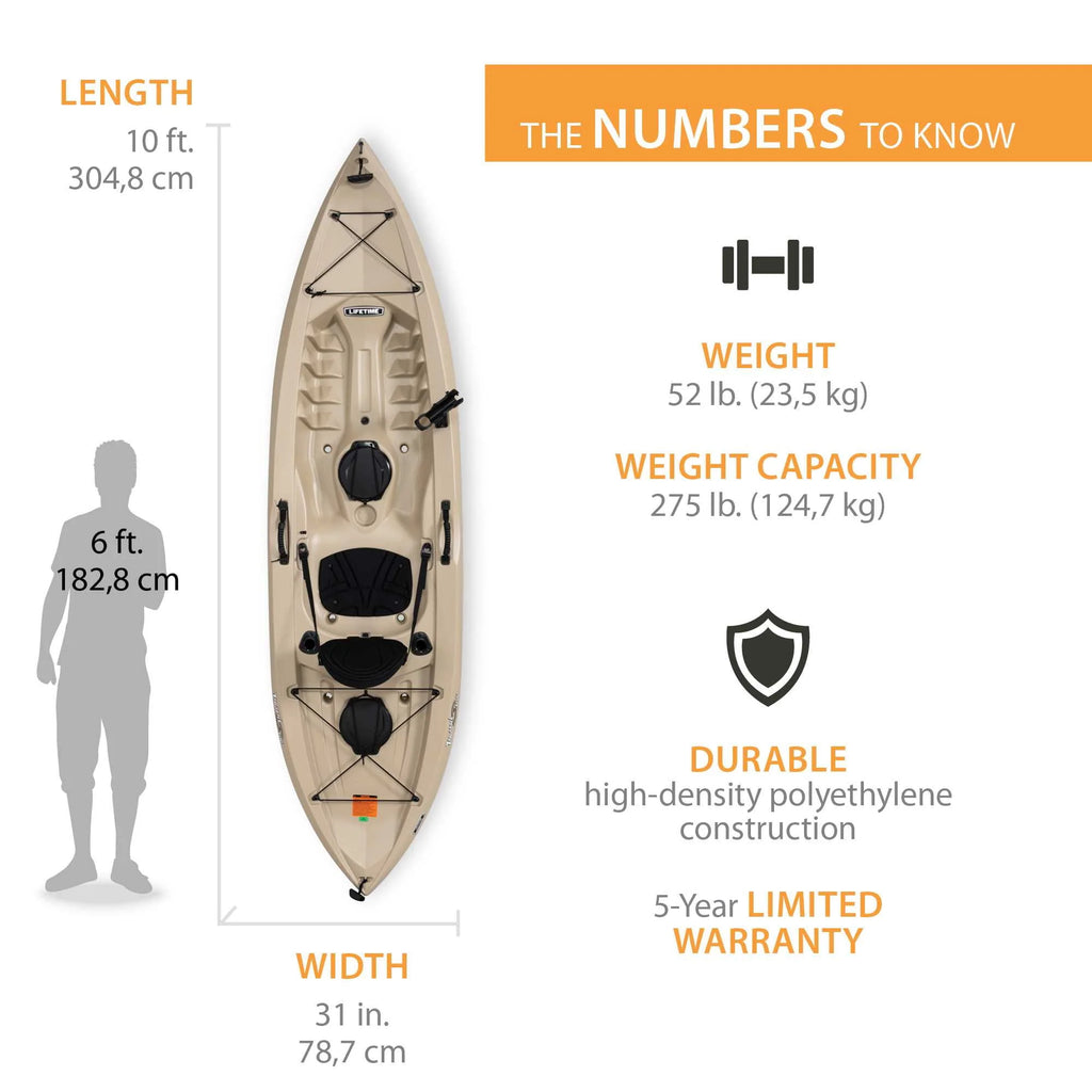 10 ft Sit-on-Top Fishing Kayak G459834