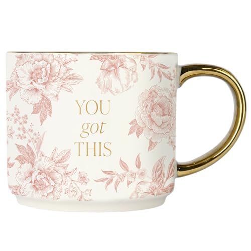 14oz Christmas Mug with Gold Handle N490239
