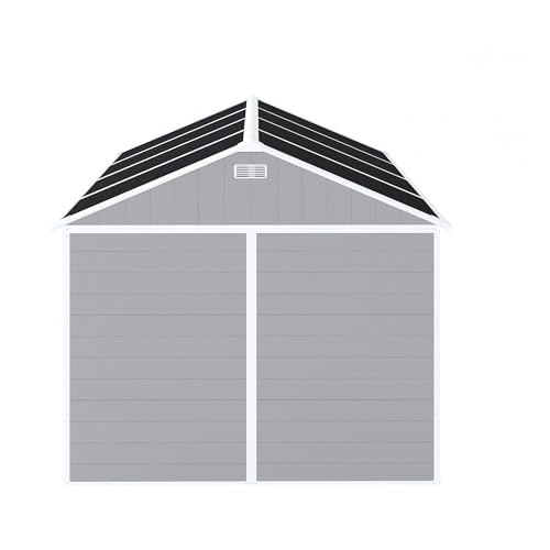 Gray 8x8 FT Outdoor Resin Storage Shed X778